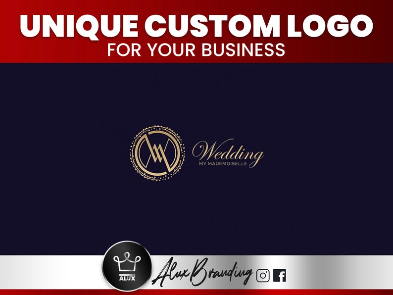 WEDDING LOGO Design Custom Wedding Logo Design Service. I Etsy