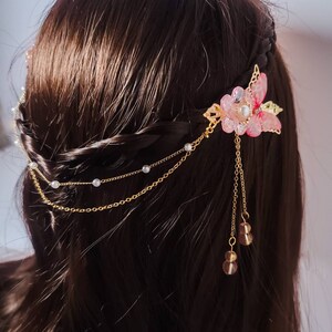 Chinese plant hair top clip