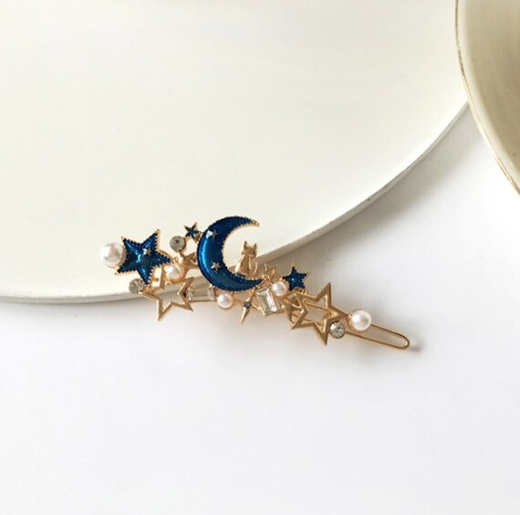 Moon on sale hair brooch