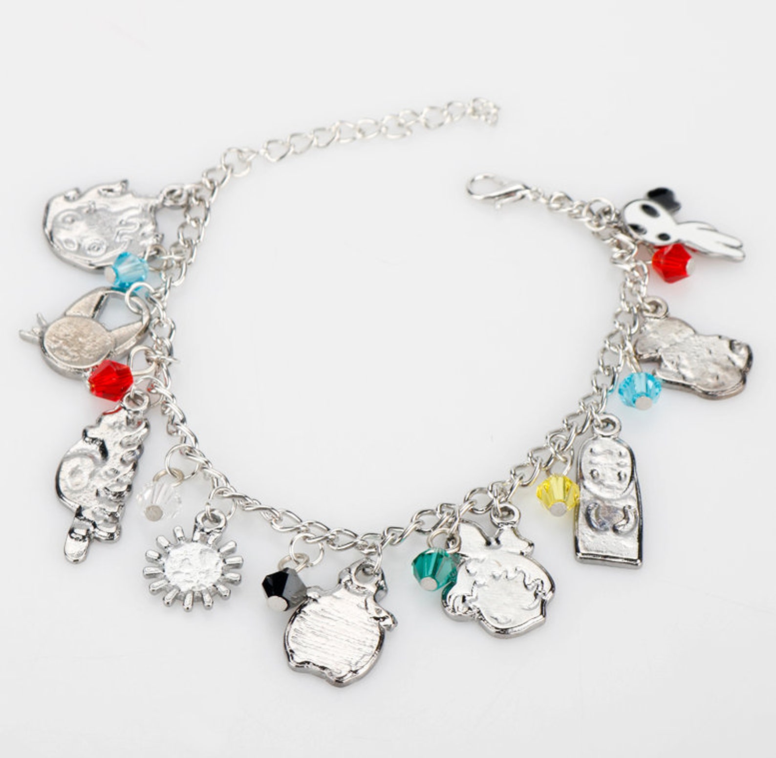 Classic Anime Charm Bracelet Chunky Charm Bracelet Alloy Etsy