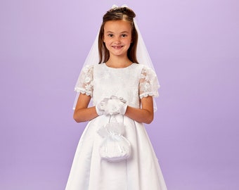 Sarah Short Sleeved Holy Communion Dress