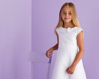 Meghan White Ankle Length Holy Communion Dress SALE