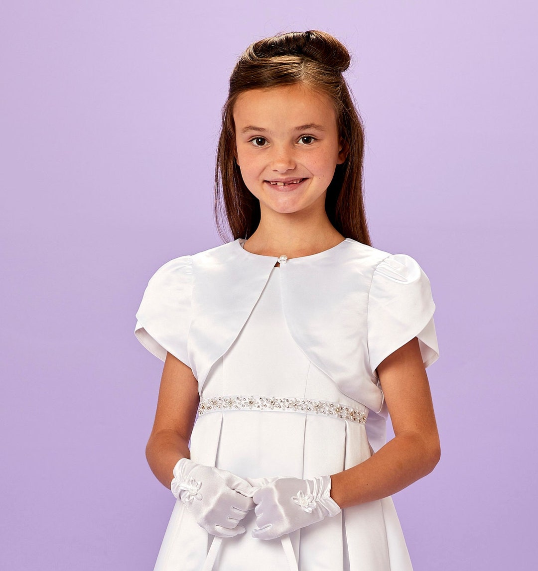 Molly Petal Sleeve Communion Bolero