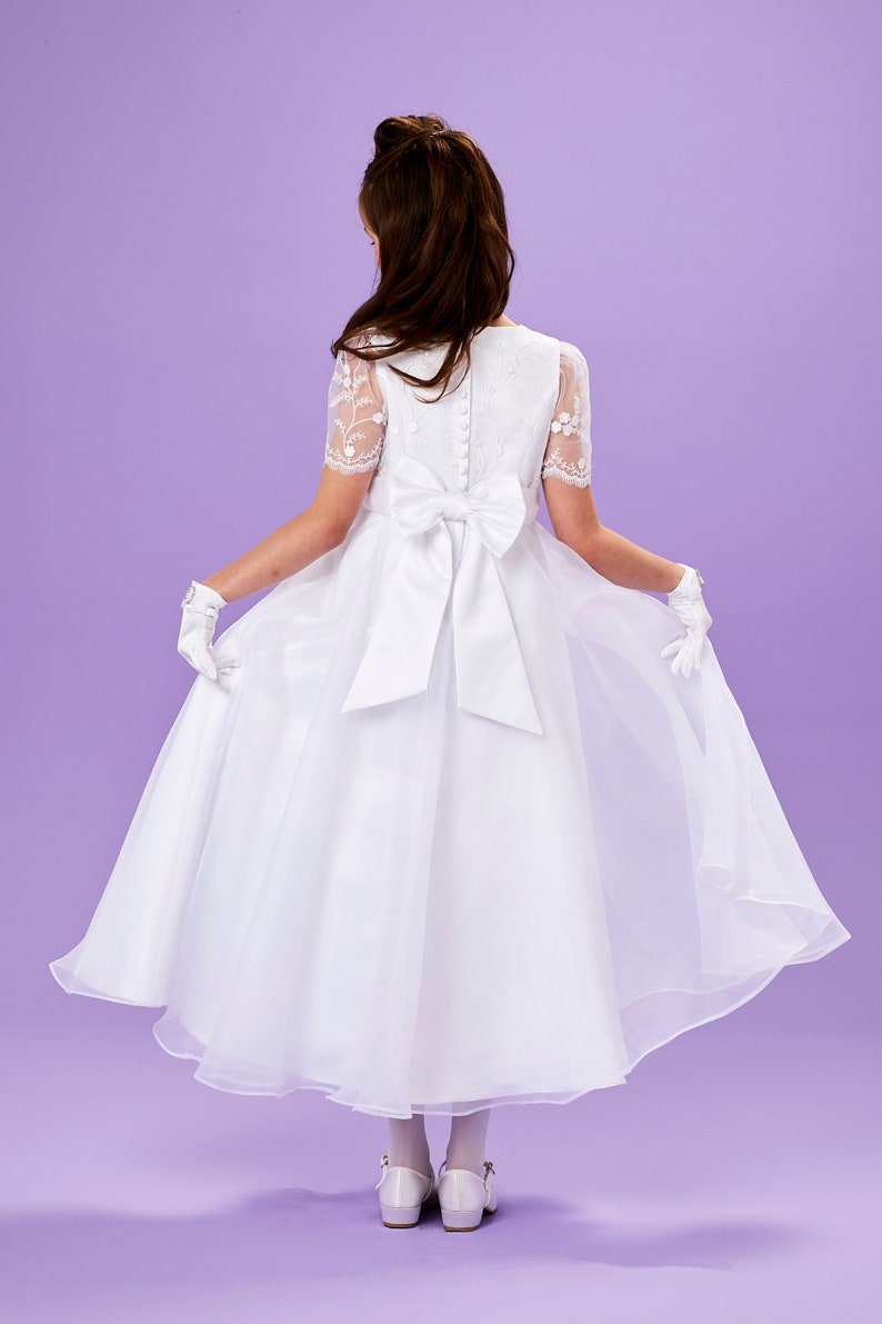 Shannon Short Sleeve Holy Communion Dress image 2