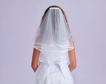 Emily Plain White Holy Communion Veil