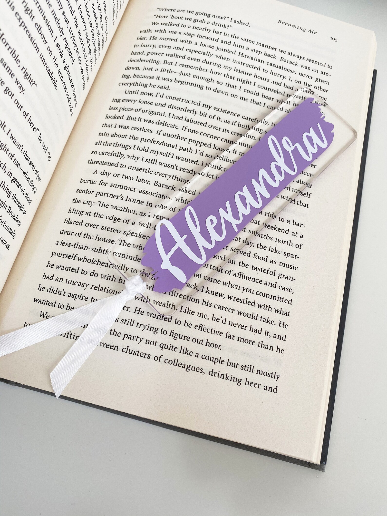 Personalised Bookmark Name Bookmark Acrylic Bookmark Etsy