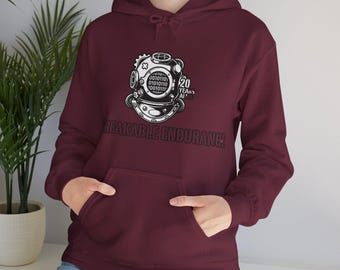 Unbreakable Endurance Hoodie - Deep Sea Diver Graphic