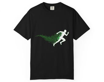 Binary Code Runner Shirt – Cyberpunk Performance Tee