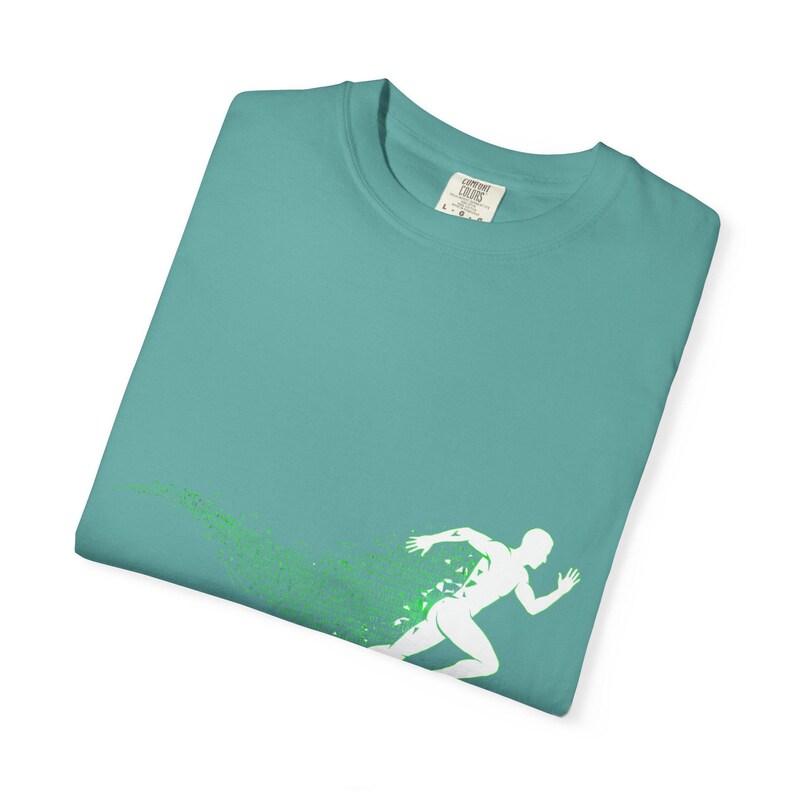 Binary Code Runner Shirt – Cyberpunk Performance Tee image 13