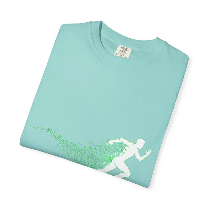 Binary Code Runner Shirt – Cyberpunk Performance Tee image 10