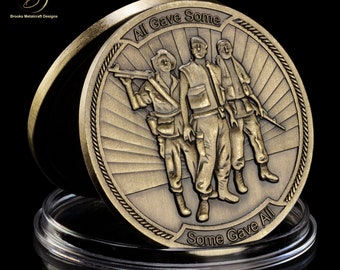 Vietnam Veteran Always Remember Challenge Coin