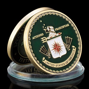 CIA Special Operations Group Tertia Optio Challenge Coin