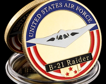 Pièce du défi des bombardiers stratégiques B-21 Raider de l'US Air Force