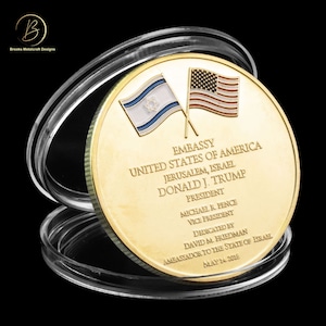 US Embassy Jerusalem Israel Challenge Coin