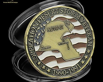 Operation Desert Storm Veteran Challenge Coin