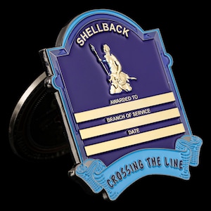 Shellback Crossing Ancient Order of the Shellback - Large - Etsy