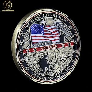 US Military Challenge Coin Veteran Coin - Stand For Jamaica