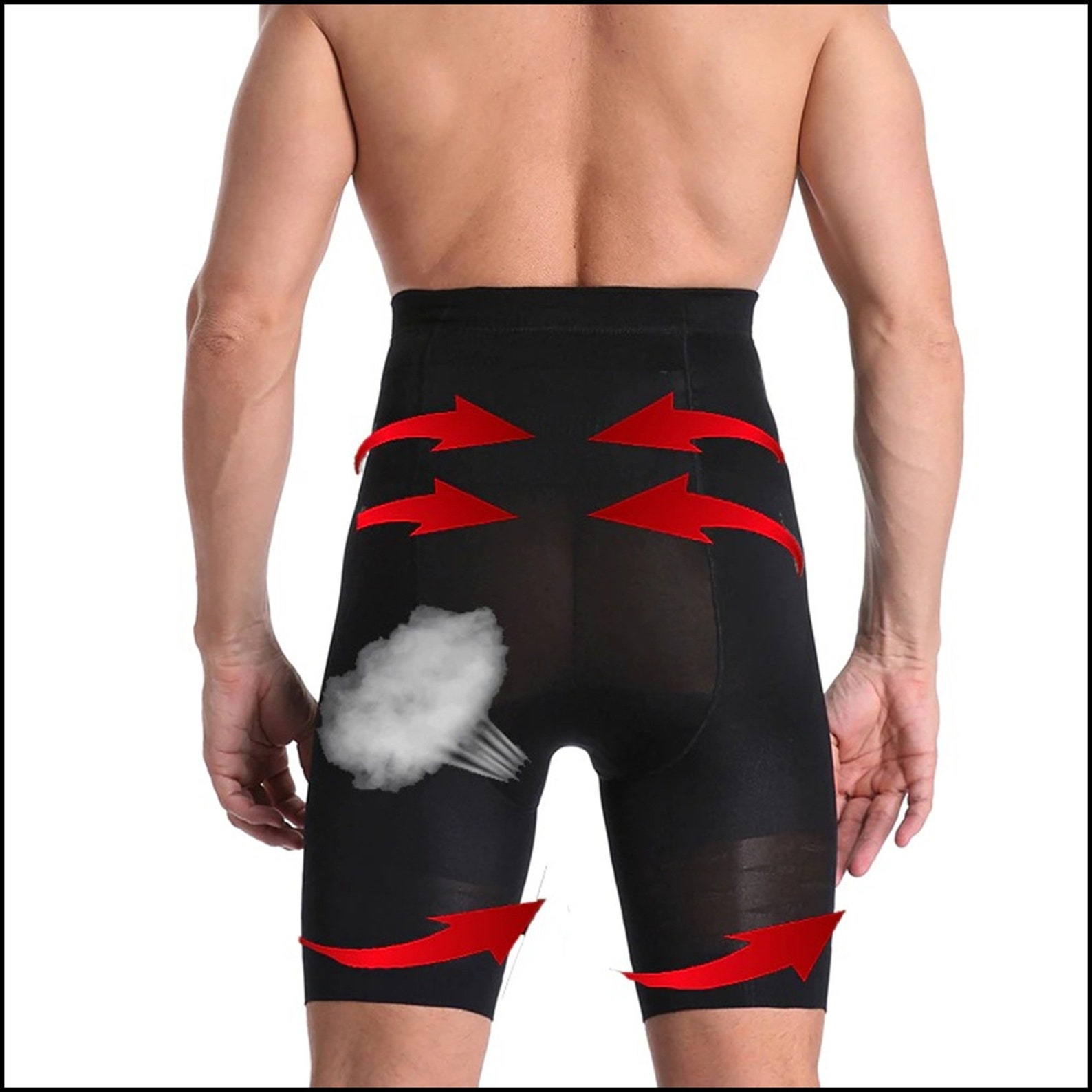 NEW Men Body Shaper Compression Shorts Slimming Shapewear High Etsy