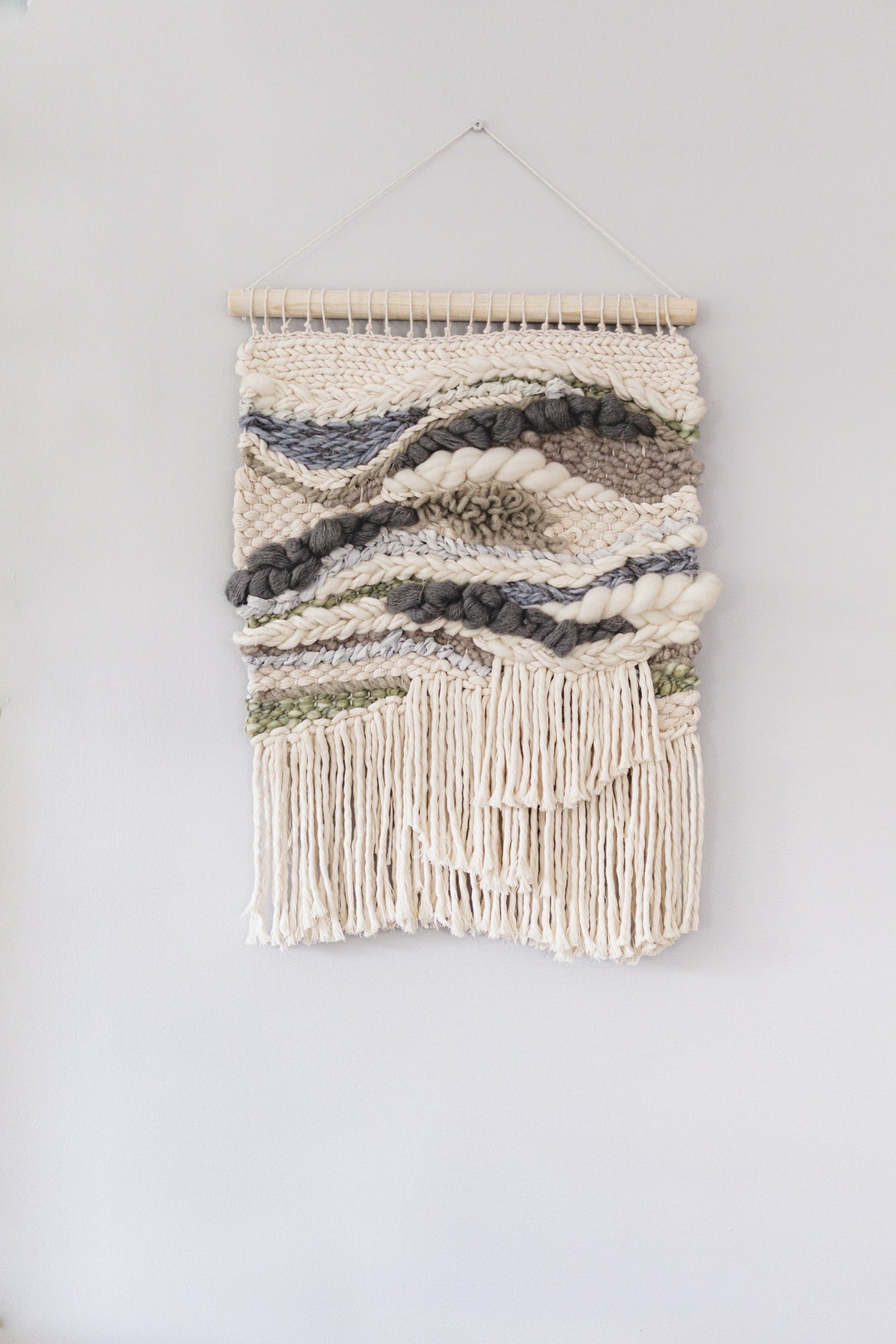 Ingrid weaving tapestry Handmade fiber Art Decor Etsy UK