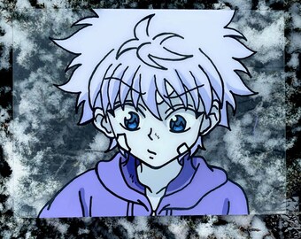 Glass Painting Anime Etsy