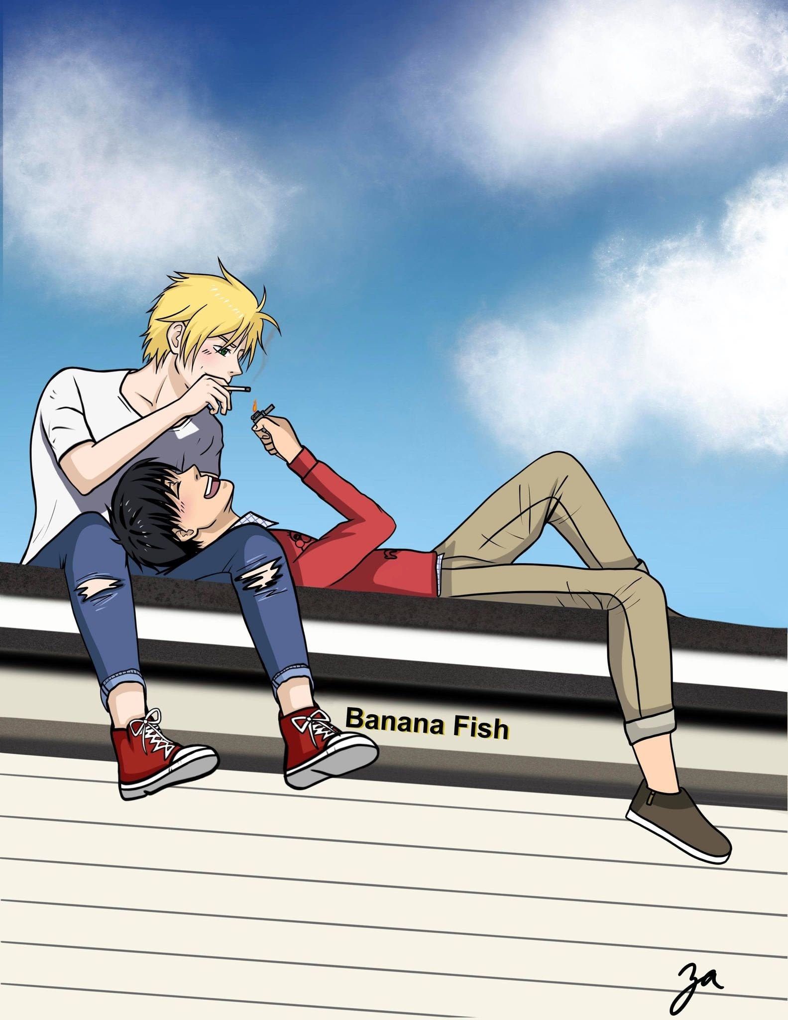 Banana Fish Wallpapers Discover more anime, Ash Lynx, Banana Fish, Eiji,  Eiji Okumura wallpaper.