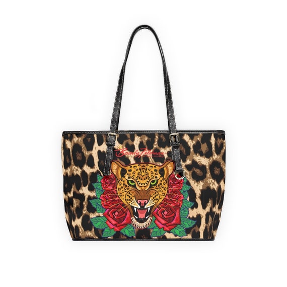 PU Leather Shoulder Bag tiger Queen Designed by | Etsy
