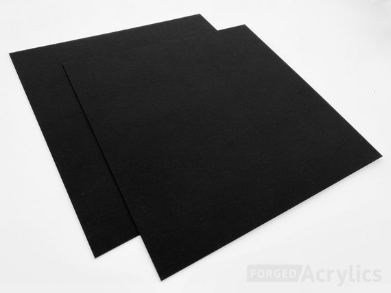 2 Pack- BLACK KYDEX T PLASTIC SHEET .060 Thick 8 X 12 ^