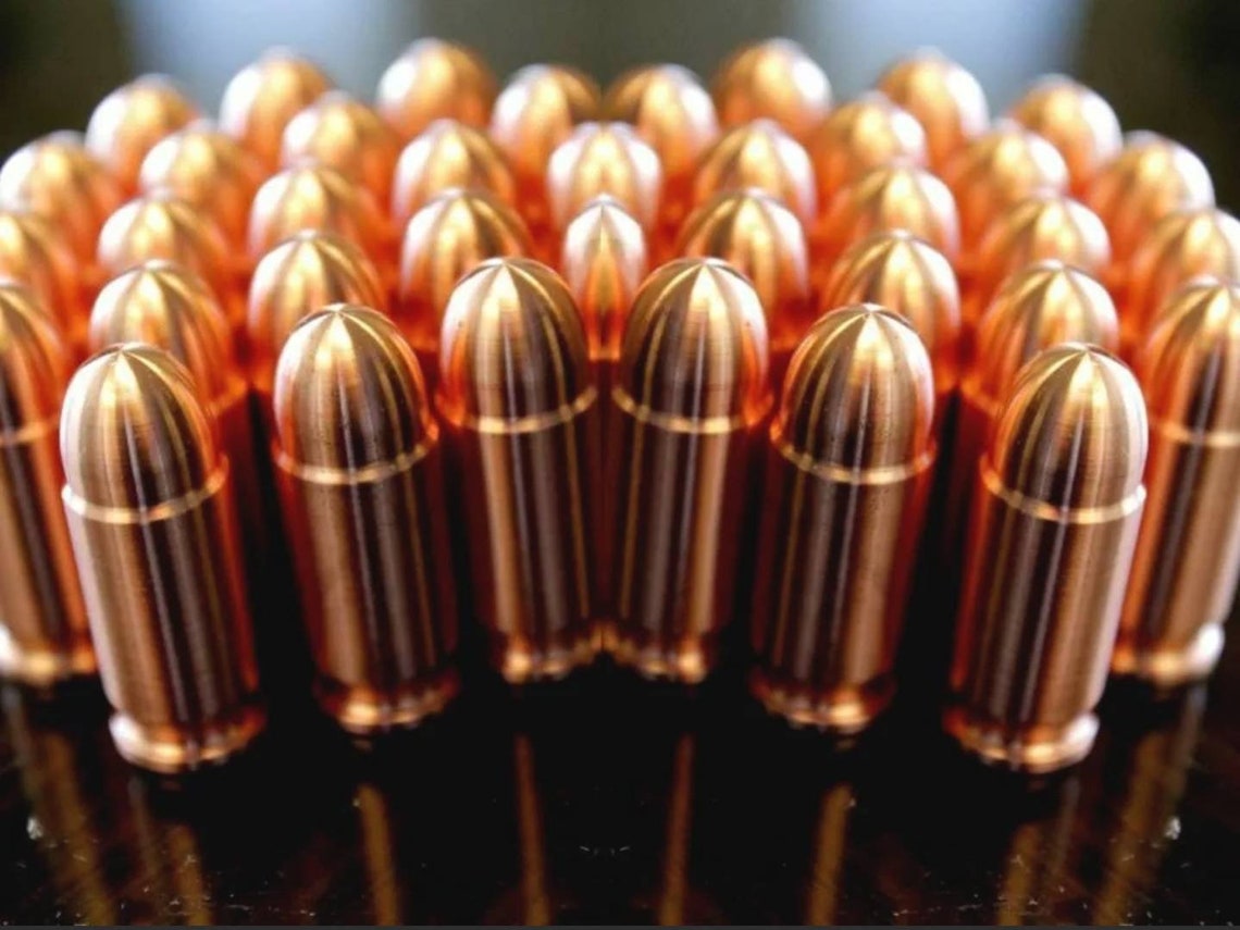 45 caliber bullet .999 fine Copper Bullion Etsy
