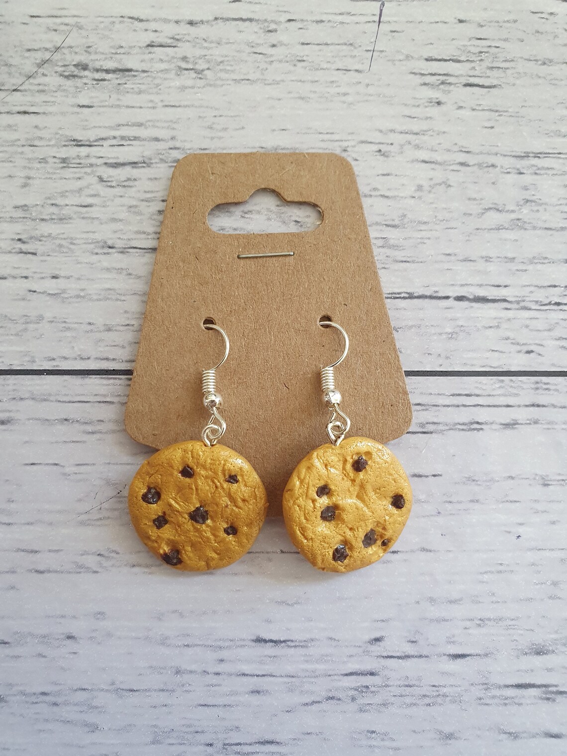 Cookie Earrings. Dangle medium size. Brand new handmade. A Etsy