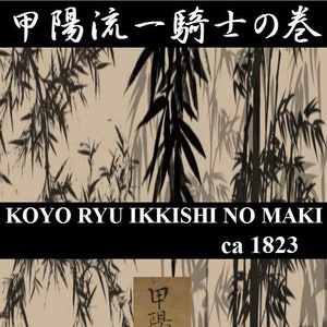 KOYO (Koshu) RYU HEIHO Ninjutsu Ikki Shi no Maki