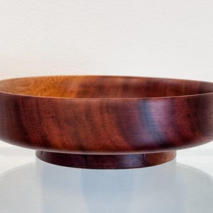 Small Formosa Koa Wood Bowl, Handmade on Hawaii Island by professional artist Llosh Winne, Organic oils, Food safe