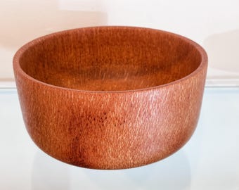Handmade Coconut Wood Bowl, Hawaiian Decor