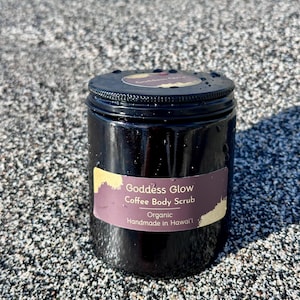 Organic Coffee Body Scrub, Handmade with Love in Hawaii, 8 ounces