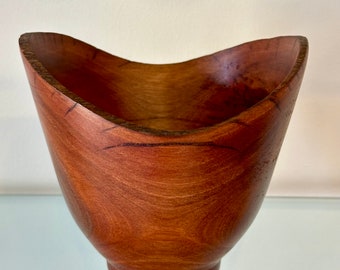 Small Ōhiʻa Wood Bowl, Handmade in Hawaii, Organic