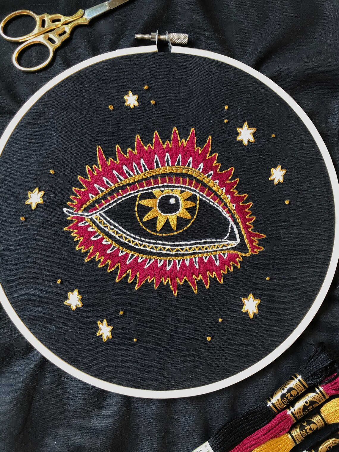 Evil eye embroidery sybju eye embroidery sybju  etsy uk