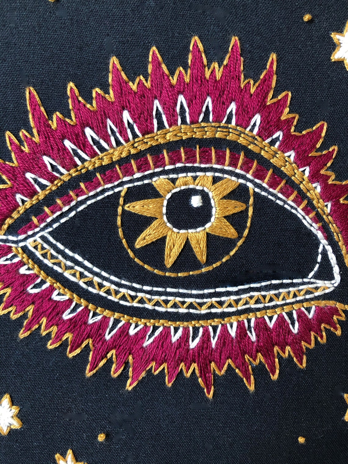 Evil eye embroidery pattern eye embroidery pattern  etsy uk