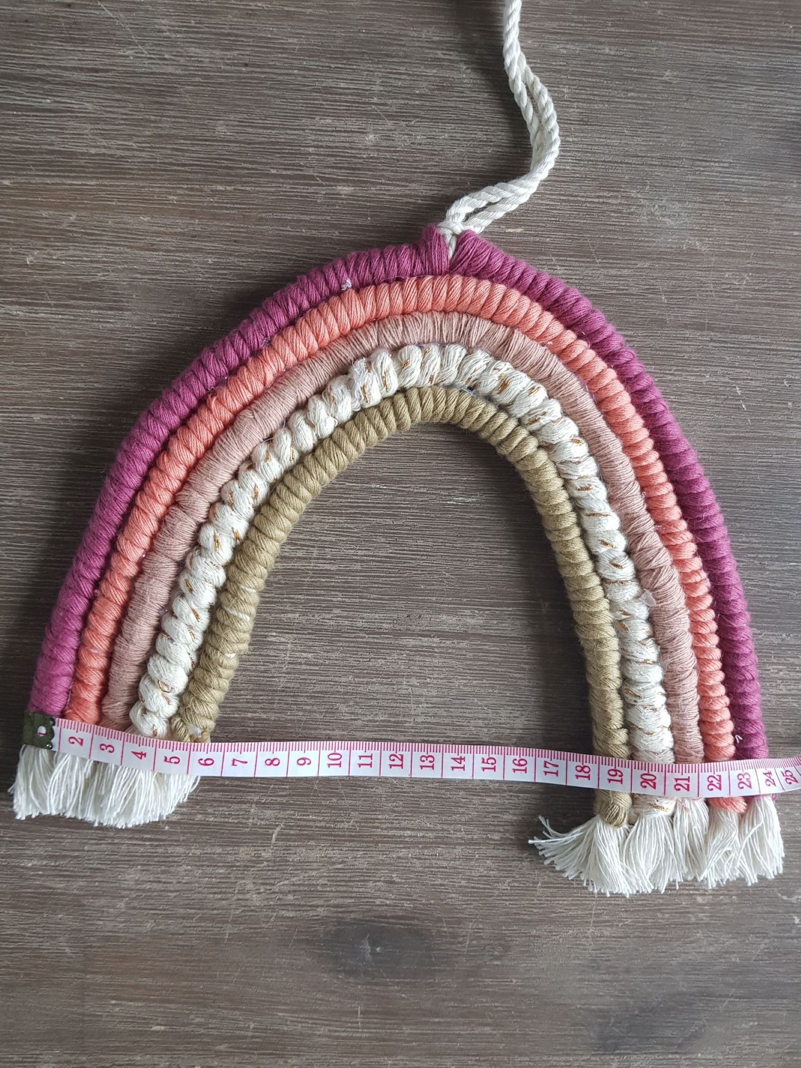 Makramee Regenbogen Makramee Regenbogen Wanddekoration | Etsy