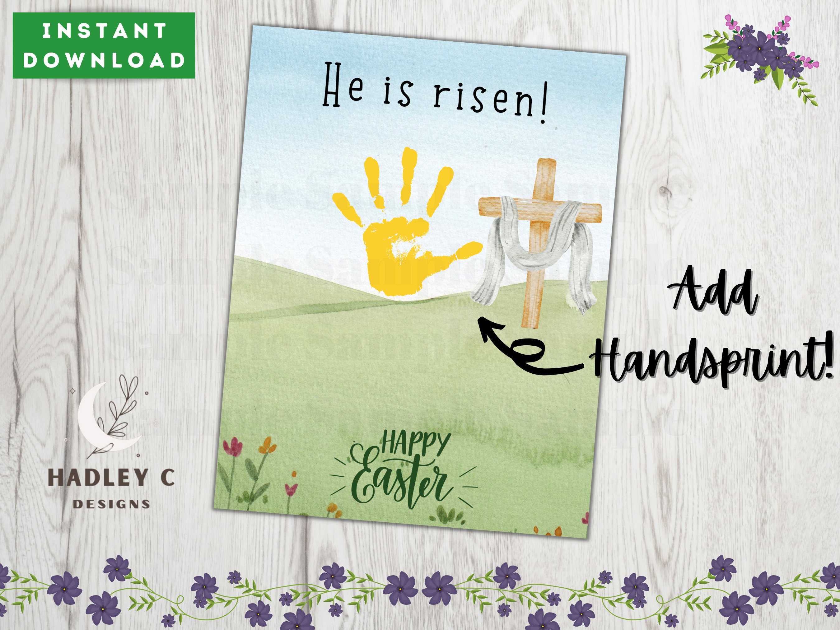 easter-handprint-craft-he-is-risen-printable-downloadable-etsy