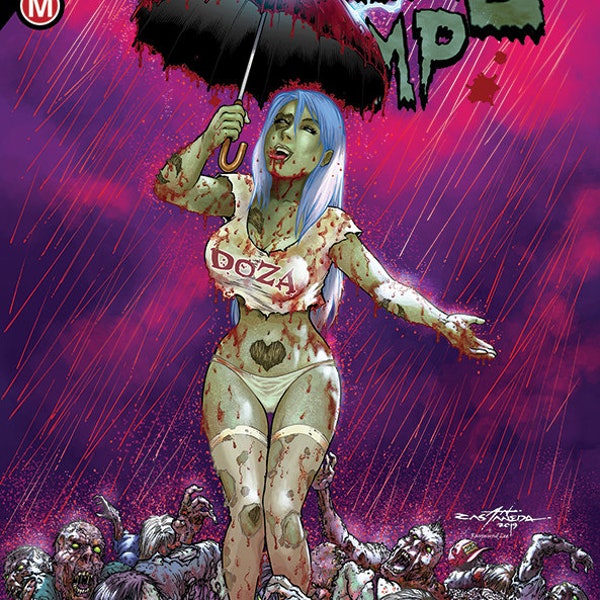 Zombie Tramp #61 exclusive AOD Collectables Oliver Castaneda Cover Action Lab - Danger Zone 2019