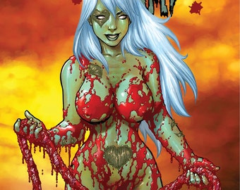 Zombie Tramp #60 exclusive AOD Collectables Oliver Castaneda Cover Action Lab - Danger Zone 2019
