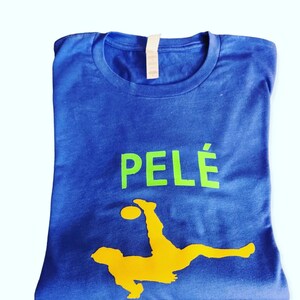 Pele Bicycle Kick Adult Unisex T-Shirts