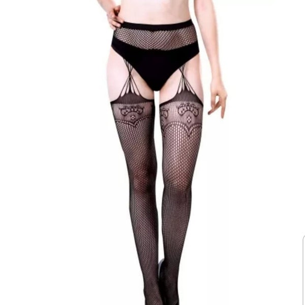 Love Entrance Garter Fishnet Stocking Lingerie