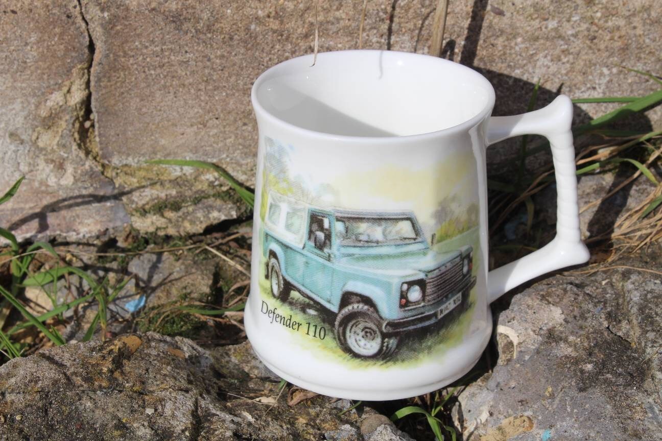 Land Rover Defender 110 Bone China Gift Mug Father
