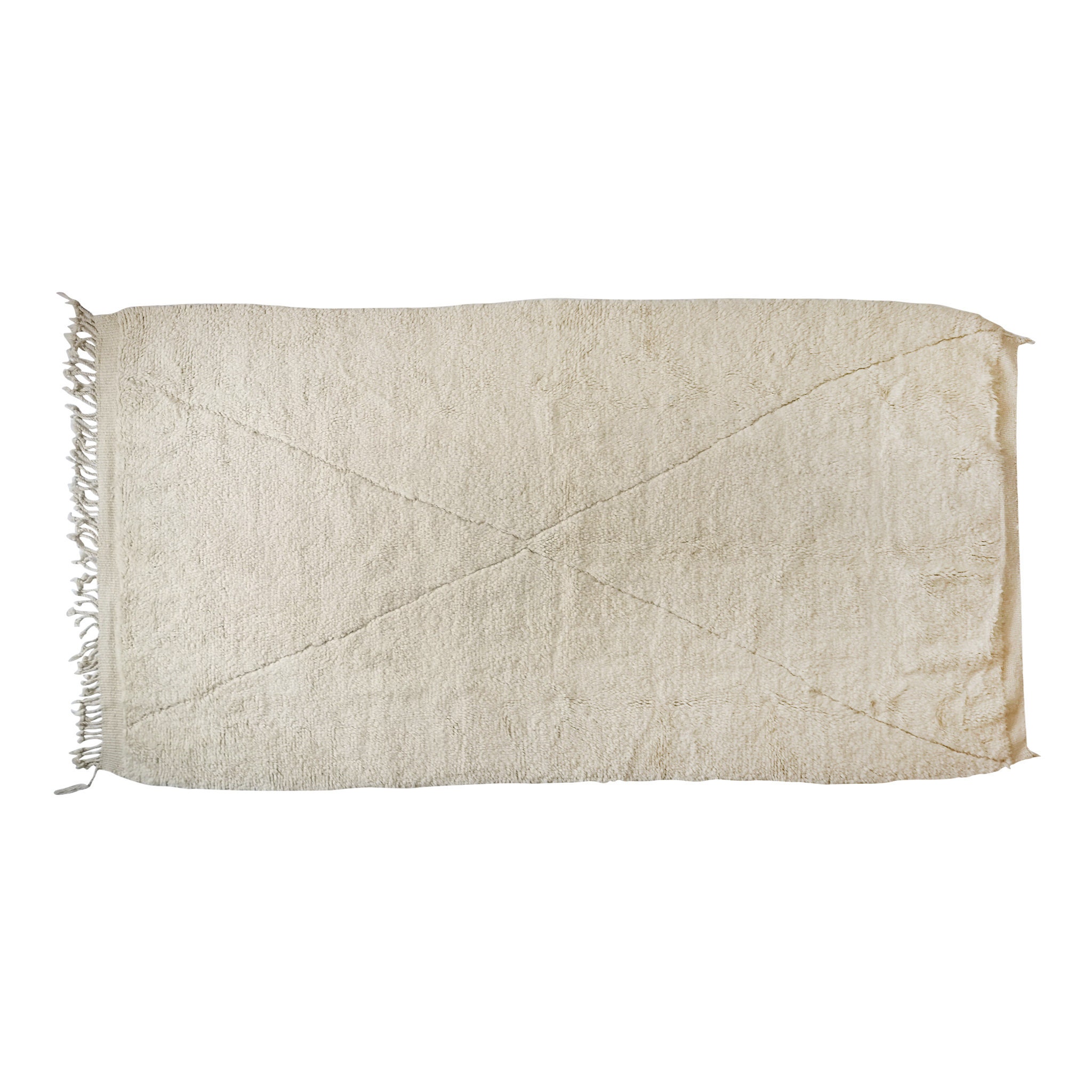 Numy#087 - Tapis M'rirt Blanc Creusé 140/260