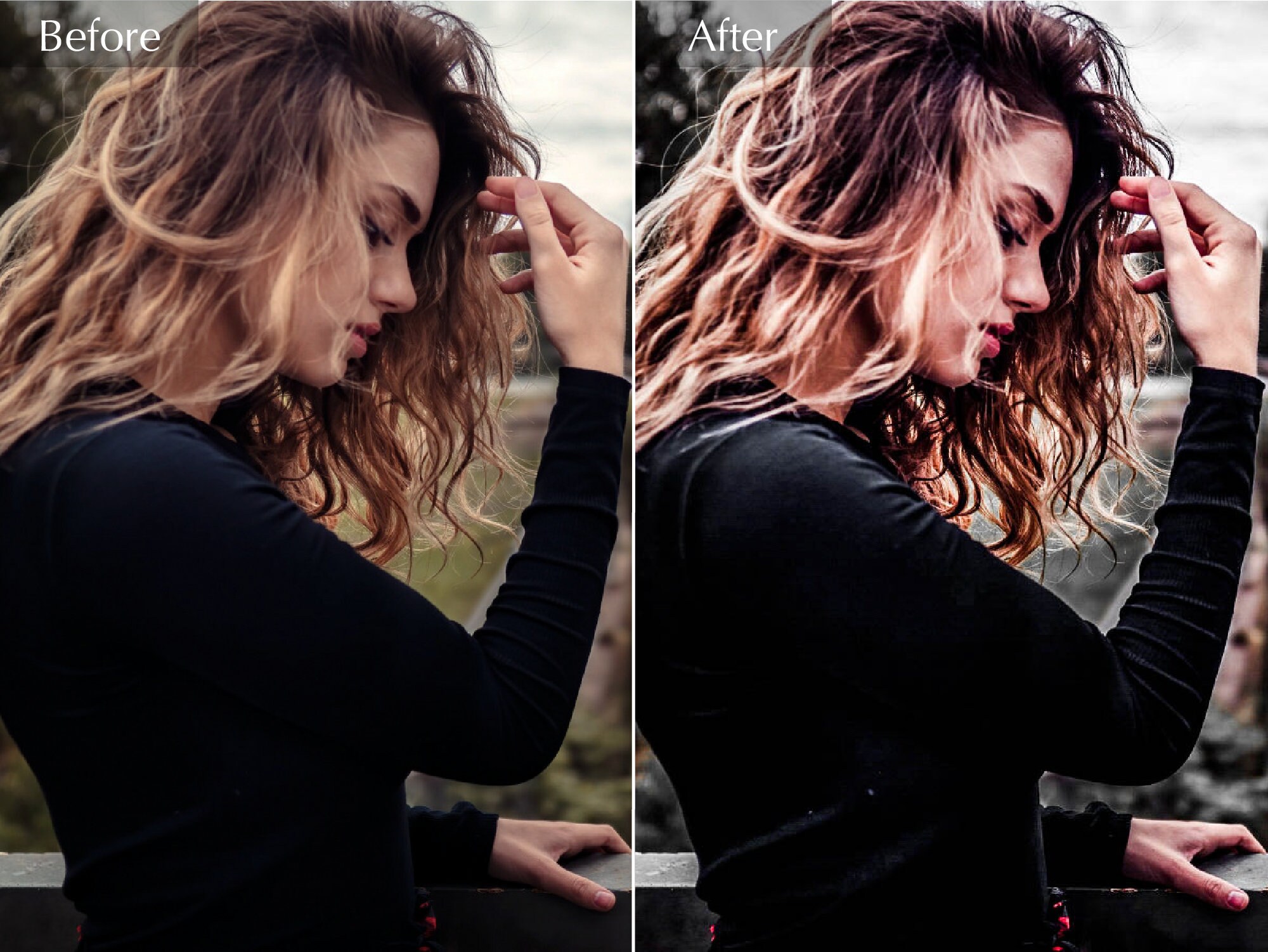 10 Dark MOODY Presets, Instagram Presets, Blogger Filters, MOBILE and