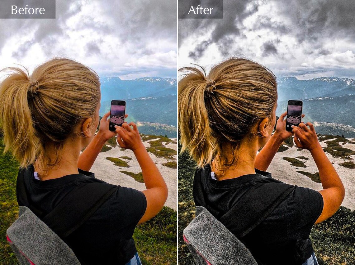 10 MOODY Presets, Instagram Presets, Blogger Filters, MOBILE and