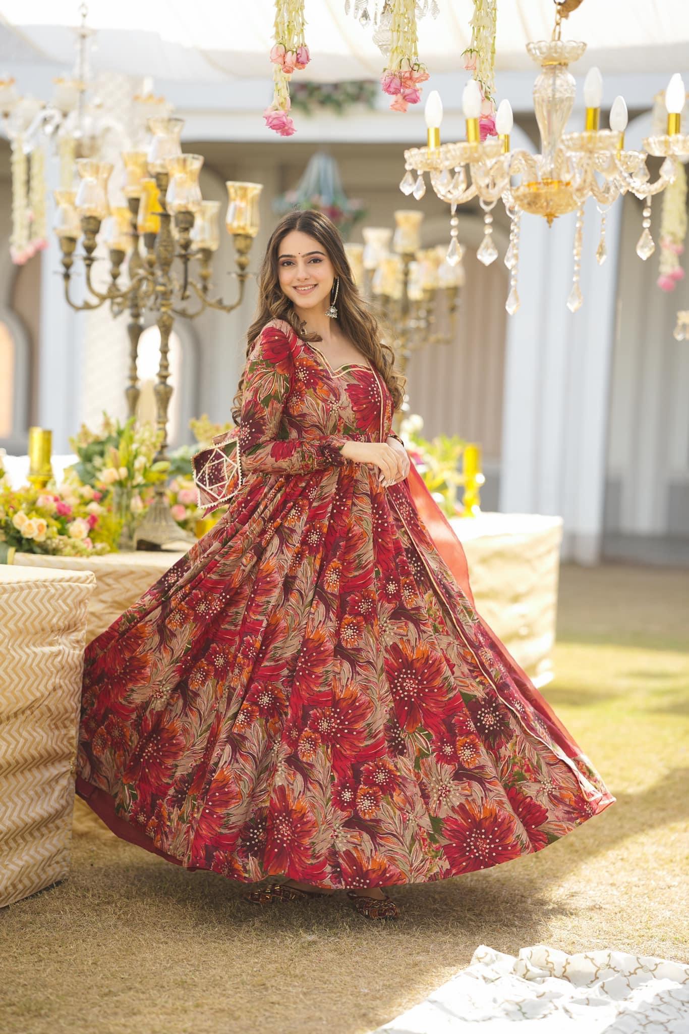 Frock suit party wear with price deals