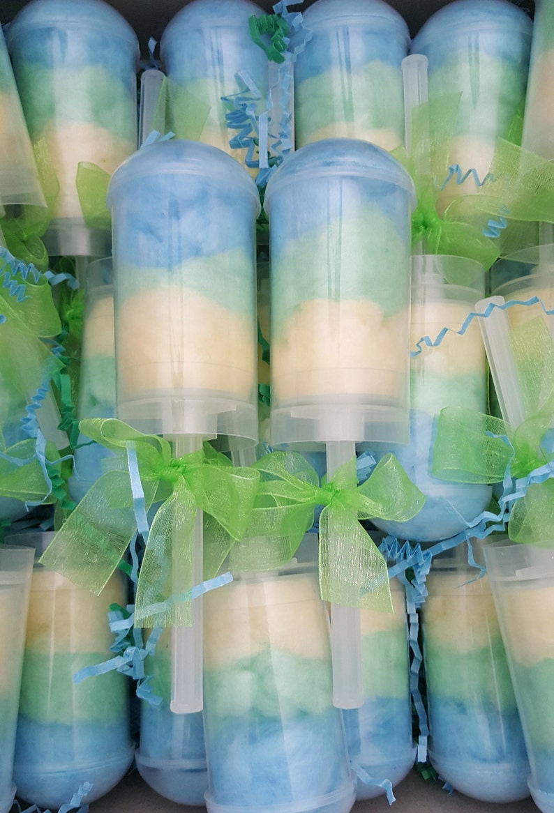 12 Cotton Candy Push Pop Party Birthday Wedding Favors Etsy