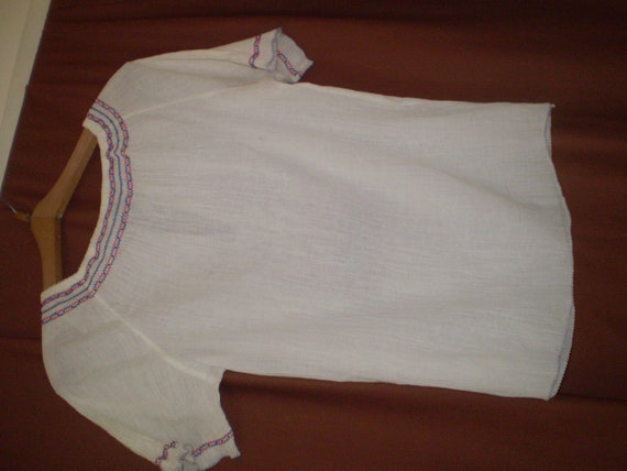 vintage embroidered ladies blouse cotton kern mul… - image 5