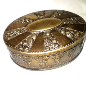 19th Century Silver Plated Brass Jewelery Box